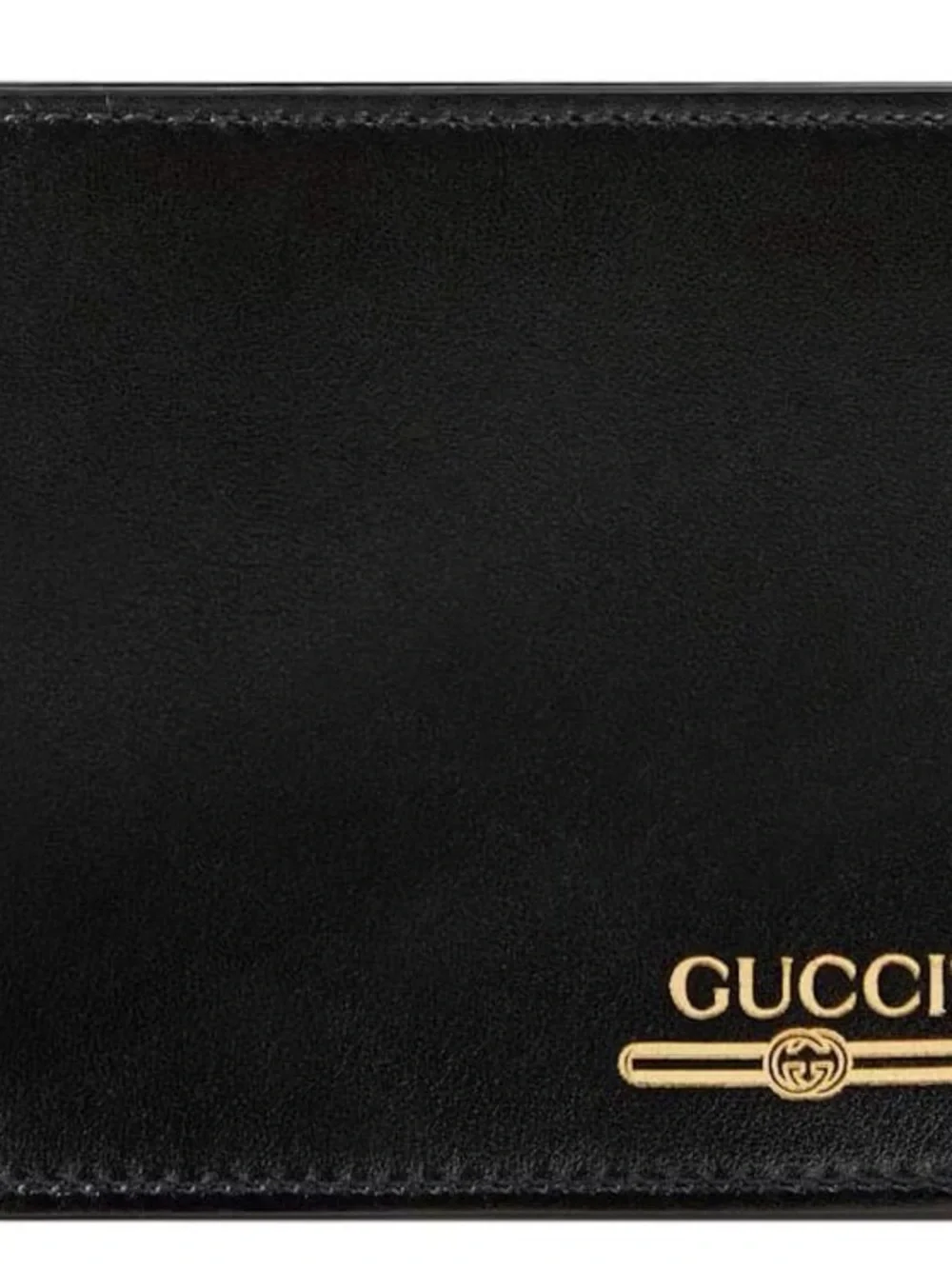 Gucci “Gold Label” Leather Bifold Wallet